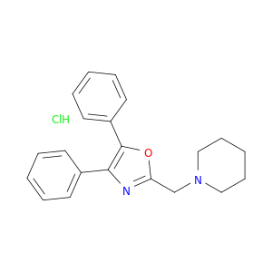1-[(4,5-diphenyl-1,3-oxazol-2-yl)methyl]piperidine hydrochloride(1:1)