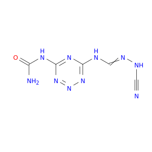 Urea, [6-[[(cyanoamino)iminomethyl]amino]-1,2,3,5-tetrazin-4-yl]-