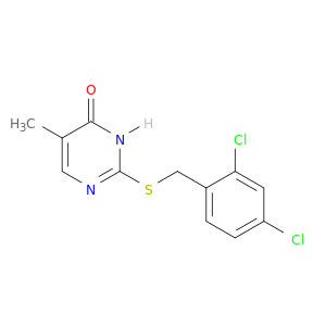 2-[(2,4-dichlorobenzyl)sulfanyl]-5-methylpyrimidin-4(3h)-one