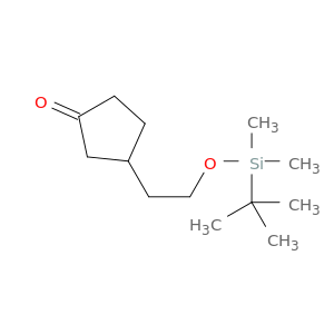 Cyclopentanone, 3-[2-[[(1,1-dimethylethyl)dimethylsilyl]oxy]ethyl]-