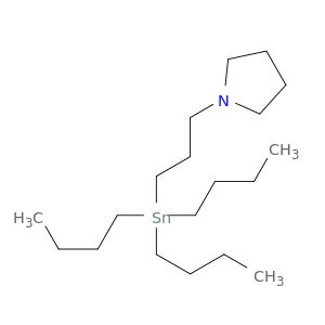 Pyrrolidine, 1-[3-(tributylstannyl)propyl]-