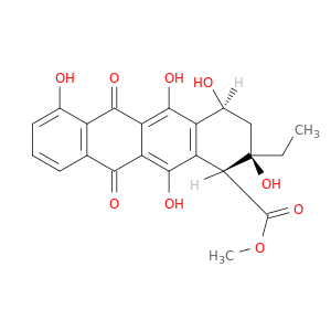 methyl(1r,2r,4s)-2-ethyl-2,4,5,7,12-pentahydroxy-6,11-dioxo-1,2,3,4,6,11-hexahydrotetracene-1-carboxylate