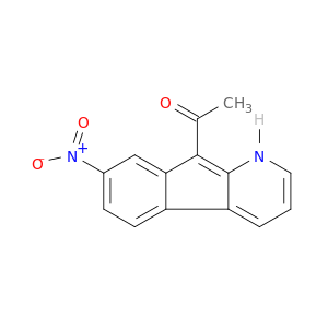 Ethanone, 1-(7-nitro-1H-indeno[2,1-b]pyridin-9-yl)-