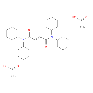 2-Butenediamide, N,N,N',N'-tetracyclohexyl-, (E)-, diacetate