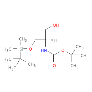 (R)-(+)-N-(叔丁氧基羰基)-O-(叔丁基二甲基甲硅烷基)丝氨醇