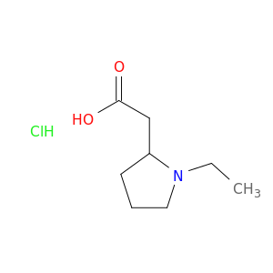 2-(1-ethylpyrrolidin-2-yl)acetic Acid hydrochloride
