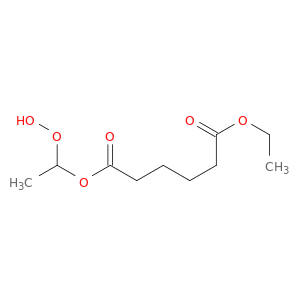 Hexanedioic acid, ethyl 1-hydroperoxyethyl ester