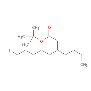 Octanoic acid, 3-butyl-8-iodo-, 1,1-dimethylethyl ester