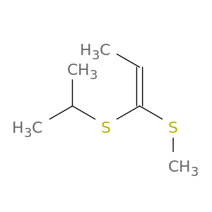 1-Propene, 1-[(1-methylethyl)thio]-1-(methylthio)-, (Z)-