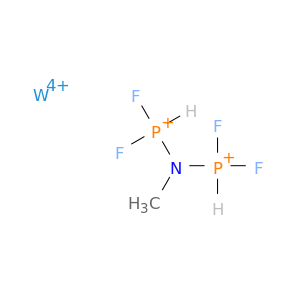 (difluorophosphaniumyl-methyl-amino)-difluoro-phosphanium; tungsten