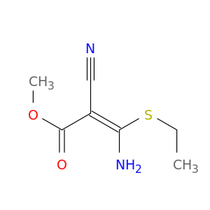METHYL (E)-3-AMINO-2-CYANO-3-ETHYLSULFANYL-PROP-2-ENOATE