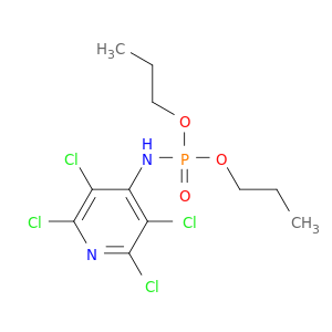 Phosphoramidic acid,(2,3,5,6-tetrachloro-4-pyridinyl)-, dipropyl ester (9CI)