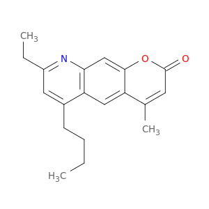 2H-Pyrano[3,2-g]quinolin-2-one, 6-butyl-8-ethyl-4-methyl-