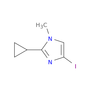 1H-Imidazole, 2-cyclopropyl-4-iodo-1-methyl-