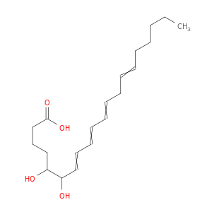 7,9,11,14-Eicosatetraenoicacid, 5,6-dihydroxy-