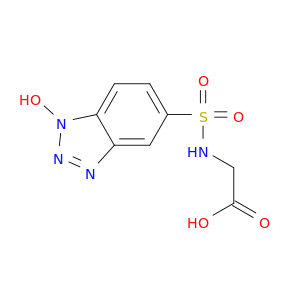 2-(1-羟基-1H-1,2,3-苯并三唑-5-磺酰氨基)乙酸