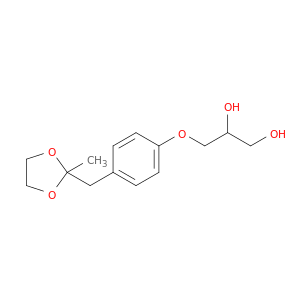 1,2-Propanediol, 3-[4-[(2-methyl-1,3-dioxolan-2-yl)methyl]phenoxy]-
