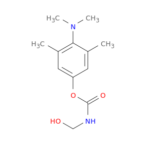 Carbamic acid,(hydroxymethyl)-, 4-(dimethylamino)-3,5-dimethylphenyl ester (9CI)