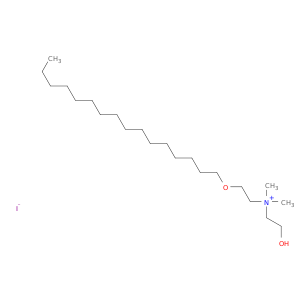 Ethanaminium,N-[2-(hexadecyloxy)ethyl]-2-hydroxy-N,N-dimethyl-, iodide (1:1)