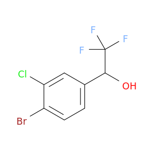 1-(4-Bromo-3-chlorophenyl)-2,2,2-trifluoroethan-1-ol