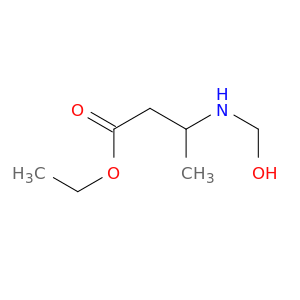 Butanoic acid, 3-(hydroxymethylamino)-, ethyl ester