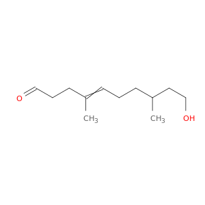 4-Decenal, 10-hydroxy-4,8-dimethyl-