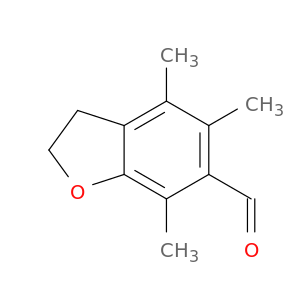 6-Benzofurancarboxaldehyde, 2,3-dihydro-4,5,7-trimethyl-