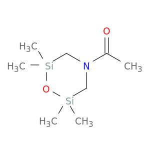 1-Oxa-4-aza-2,6-disilacyclohexane, 4-acetyl-2,2,6,6-tetramethyl-