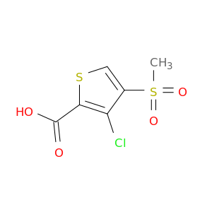 3-氯-4-甲基磺酰噻吩-2-甲酸