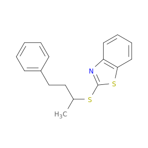 Benzothiazole, 2-[(1-methyl-3-phenylpropyl)thio]-