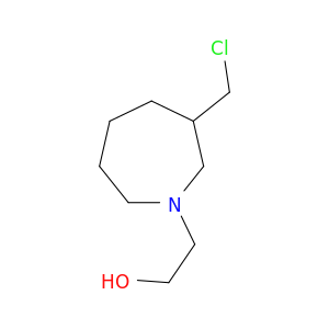 1H-Azepine-1-ethanol, 3-(chloromethyl)hexahydro-