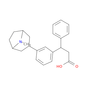 3-[3-(8-methyl-8-azabicyclo[3.2.1]oct-3-yl)phenyl]-3-phenylpropanoic acid