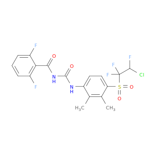 Benzamide, N-[[[4-[(2-chloro-1,1,2-trifluoroethyl)sulfonyl]-2,3-dimethylphenyl]amino]carbonyl]-2,6-difluoro-