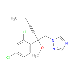 1H-1,2,4-Triazole, 1-[2-(2,4-dichlorophenyl)-2-methoxy-3-hexynyl]-