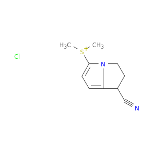 Sulfonium, (1-cyano-2,3-dihydro-1H-pyrrolizin-5-yl)dimethyl-, chloride