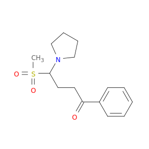 4-METHYLSULFONYL-4-(PYRROLIDIN-1-YL)BUTYROPHENONE