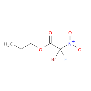 Acetic acid, bromofluoronitro-, propyl ester