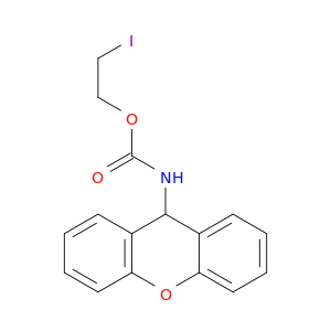 Xanthene-9-carbamicacid, 2-iodoethyl ester (8CI)