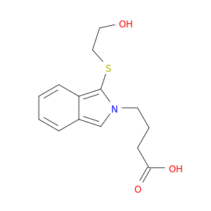2H-Isoindole-2-butanoic acid, 1-[(2-hydroxyethyl)thio]-