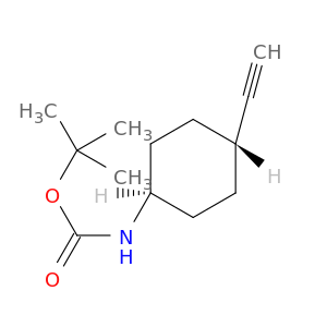 反式-1-(BOC-氨基)-4-乙炔基环己烷