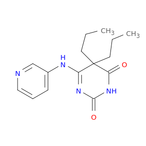 2,4(3H,5H)-Pyrimidinedione,5,5-dipropyl-6-(3-pyridinylamino)-