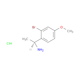 (1S)-1-(2-bromo-4-methoxyphenyl)ethan-1-amine hydrochloride