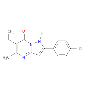 2-(4-chlorophenyl)-6-ethyl-5-methylpyrazolo[1,5-a]pyrimidin-7(1h)-one