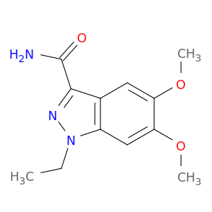 1H-Indazole-3-carboxamide, 1-ethyl-5,6-dimethoxy-