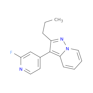 Pyrazolo[1,5-a]pyridine, 3-(2-fluoro-4-pyridinyl)-2-propyl-