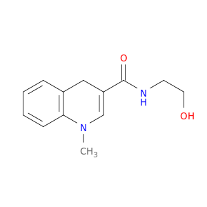 3-Quinolinecarboxamide, 1,4-dihydro-N-(2-hydroxyethyl)-1-methyl-