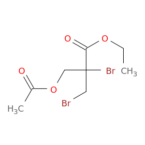 Propanoic acid, 3-(acetyloxy)-2-bromo-2-(bromomethyl)-, ethyl ester