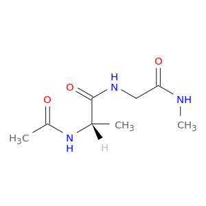 Glycinamide, N-acetyl-L-alanyl-N-methyl-