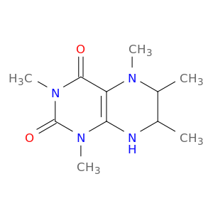 2,4(1H,3H)-Pteridinedione, 5,6,7,8-tetrahydro-1,3,5,6,7-pentamethyl-