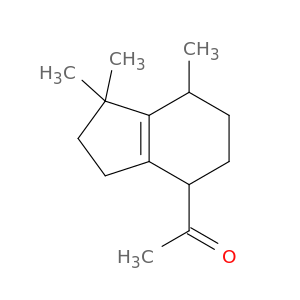 Ethanone, 1-(2,3,4,5,6,7-hexahydro-1,1,7-trimethyl-1H-inden-4-yl)-